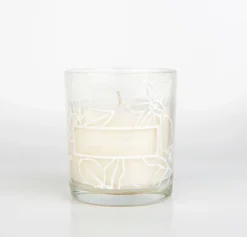 Kerzenglas Ø 70 mm 30 Std. Weiß