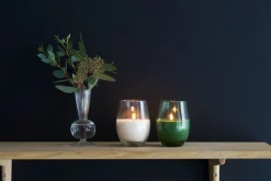 Kerzenglas Ritz 12,5 cm, ø 7,6 cm 55 Std. Weiß