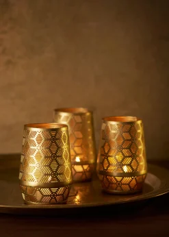 Kerzenhalter Anoush Ø 75 mm x 100 mm Gold