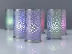 Kerzenhalter Bliss 140 x Ø 75 mm Silber