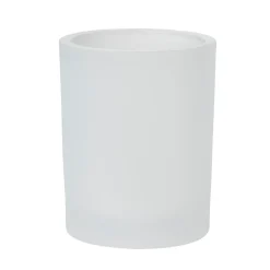 Kerzenhalter Snowy 100 x Ø 80 mm Weiß