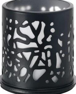 Kerzenhalter Twine 75 x Ø 75 mm Schwarz