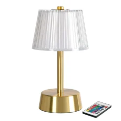 LED Lamp Cordless Jay 22 x Ø 12 cm 18 Std. Gold