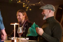 LED Lampe kabellos Nour 26,3 x Ø 11,9 cm 14 Std. Roségold