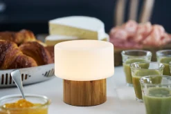 LED Leuchte Sister Bambus 110 x Ø 110 mm Weiß