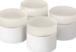 LED Mini Lamp, wiederaufladbar, 4er Set Ersatzlampen 48 x Ø 50 mm 13 Std. Weiß