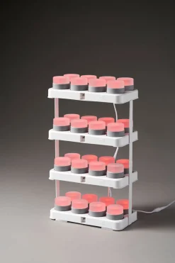 LED Mini Lamp, wiederaufladbar, 8er Set 48 x Ø 50 mm 13 Std. Weiß