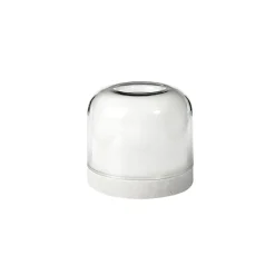 LED-Kerzenhalter Stella 82 x Ø 73 mm Weiß