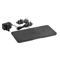 LED-Ladestation 26 x 13 cm Schwarz