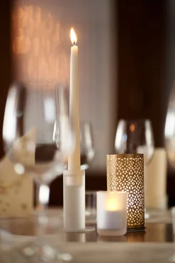 Leuchterkerzen, getaucht 245 x Ø 22 mm 7,5 Std. Plum