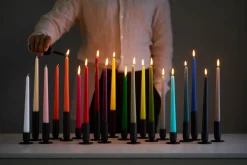 Leuchterkerzen, getaucht 250 x Ø 22 mm 7,5 Std. Dunkelblau