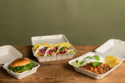 Menübox 1000 ml Braun ungeteilt