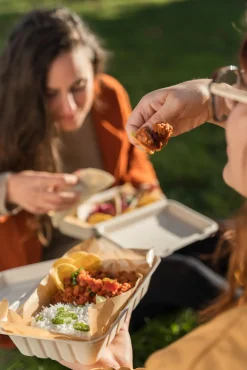 Menübox 850 ml Braun ungeteilt