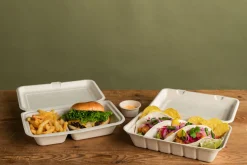 Menübox 850 ml Braun ungeteilt