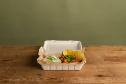 Menübox 850 ml Braun ungeteilt