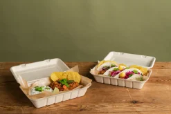 Menübox 850 ml Braun ungeteilt