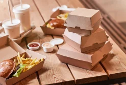 Menübox Dinner 1300 ml Braun ungeteilt