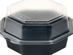 Octaview® 160 x 160 x 80 mm Schwarz ungeteilt