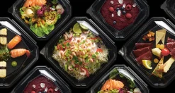 Octaview® M+ 185 x 185 x 90 mm Schwarz ungeteilt