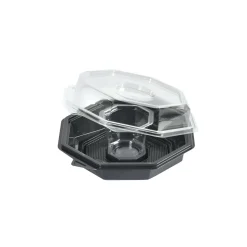 Octaview mit Dressingbecher 410 ml Grau ungeteilt