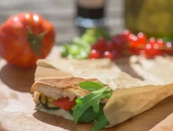 Ofenbeutel hoch 105 X 40 X 320 mm Braun