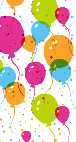 Papier-Tischdecke 120 x 180 cm Splash Balloons