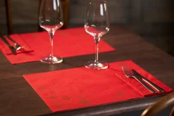 Papier-Tischset 30 x 40 cm Stargazing Red