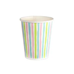 Pappbecher 24 cl Stripes Multi