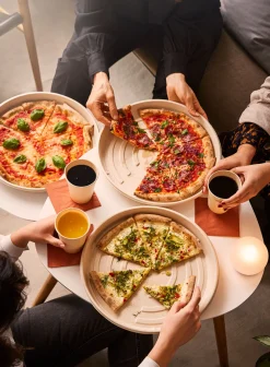 Pizzabox Ø 36 cm Braun