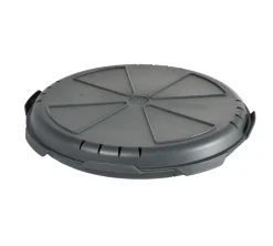 Pizzabox Mehrweg 37 cm Dunkelgrau