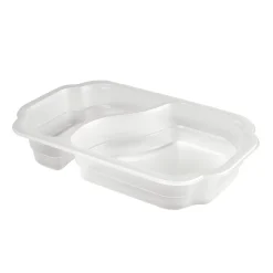PP Schale Take-Away 250 x 159 x 45 mm Transparent 2-Teilung