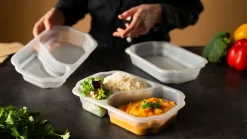 PP Schale Take-Away 250 x 159 x 43 mm Transparent ungeteilt