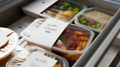 PP Schale Take-Away 250 x 159 x 48 mm Transparent 3-Teilung