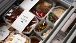 PP Schale Take-Away 250 x 159 x 48 mm Transparent 3-Teilung