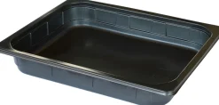 PP-Schale 1/2 GN 325 x 265 x 50 mm Schwarz ungeteilt