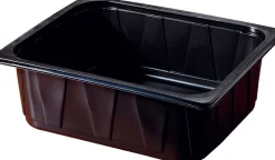 PP-Schale 1/2 GN 325 x 265 x 100 mm Schwarz ungeteilt