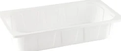 PP-Schale 1/3 GN 325 x 176 x 65 mm Weiß ungeteilt