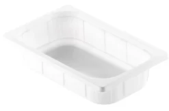 PP-Schale 1/4 GN 265 x 161 x 60 mm Weiß ungeteilt