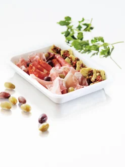 PP-Schale Caterline 227 x 178 x 32 mm Weiß ungeteilt