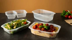 PP-Schale HMR 215 x 148 x 50 mm Transparent 2-Teilung