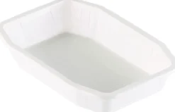 PP-Schale HMR 215 x 148 x 40 mm Weiß ungeteilt