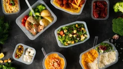 PP-Schälchen 138 x 114 x 53 mm Transparent 2-Teilung