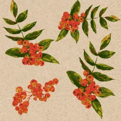 Recycling-Tissue Serviette 24 x 24 cm Rowan Berry 2-lagig