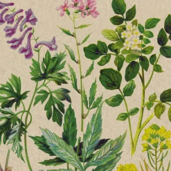 Recycling-Tissue Serviette 33 x 33 cm Botanical Pattern 2-lagig