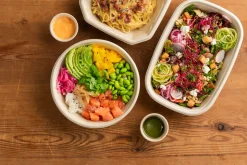 Salatschale Bagasse 1200 ml Braun ungeteilt