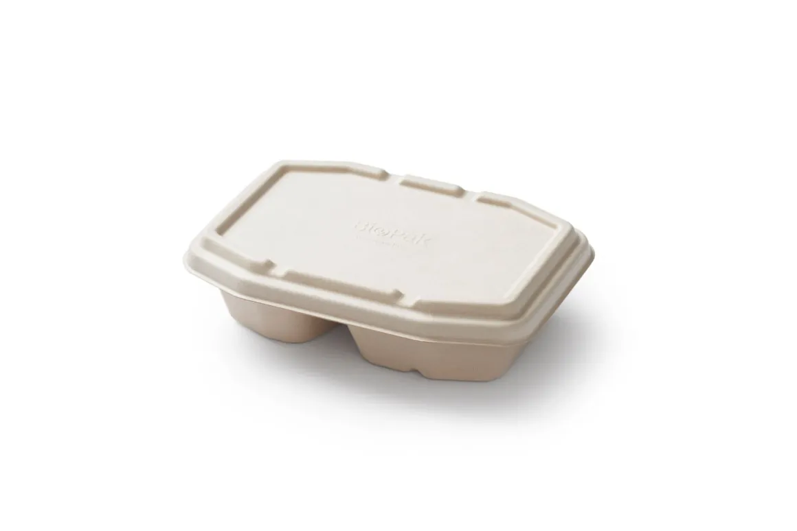 Schale HMR 215 x 148 x 50 mm Braun 2-Teilung