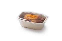 Schale HMR 215 x 148 x 70 mm Braun ungeteilt