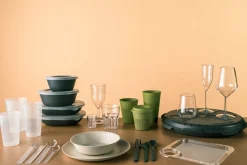 Serve Teller Mehrweg 18 cm Beige ungeteilt