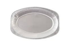 Servierplatte, oval Silver 43 x 29 cm Silber