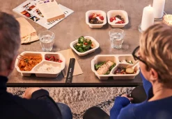 Side Dish Tray 140 x 116 x 37 mm Braun ungeteilt